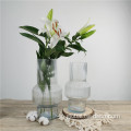 Ribbed Glass Vase Clear Ripple Glass Vase Tall Clear Ribbed Glass Supplier